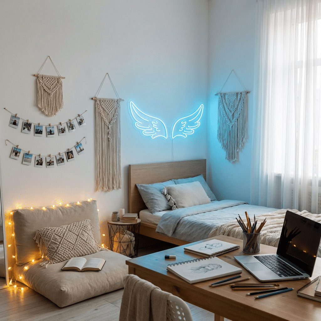 Letreiro Néon Asas de anjo - Miniatura 3