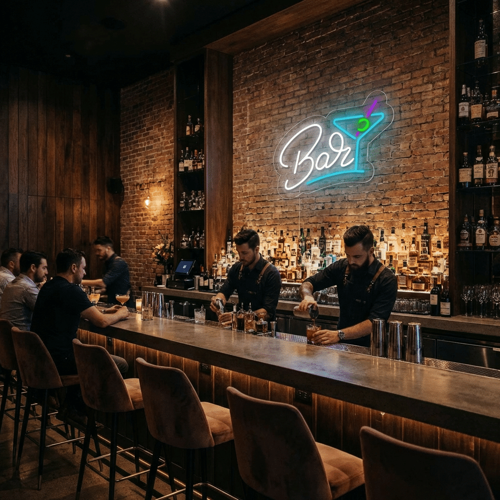 Letreiro de Néon para Cocktails de Bar - Miniatura 2