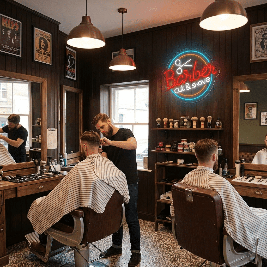 Corte e Barbearia Néon LED - Miniatura 2