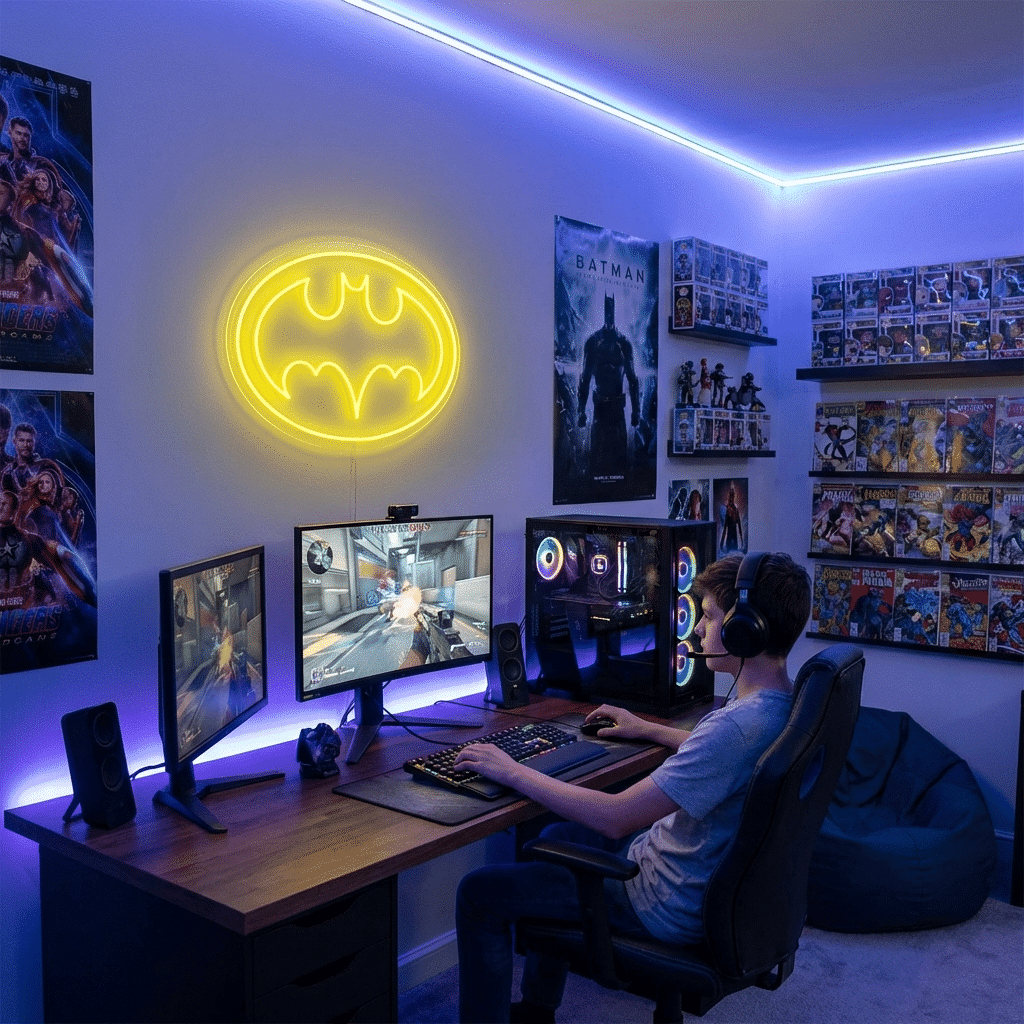 Neon Batman - Miniatura 2