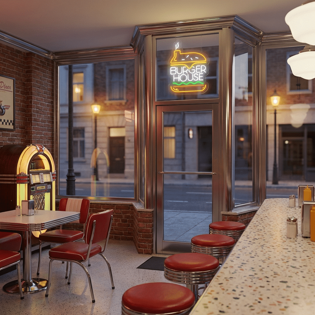 Maison Burger Néon - Miniature 3