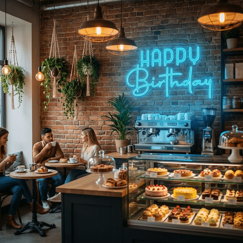 Néon Happy Birthday - Miniatura 2