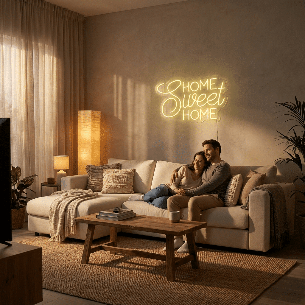 Néon Home Sweet Home - Miniature 2