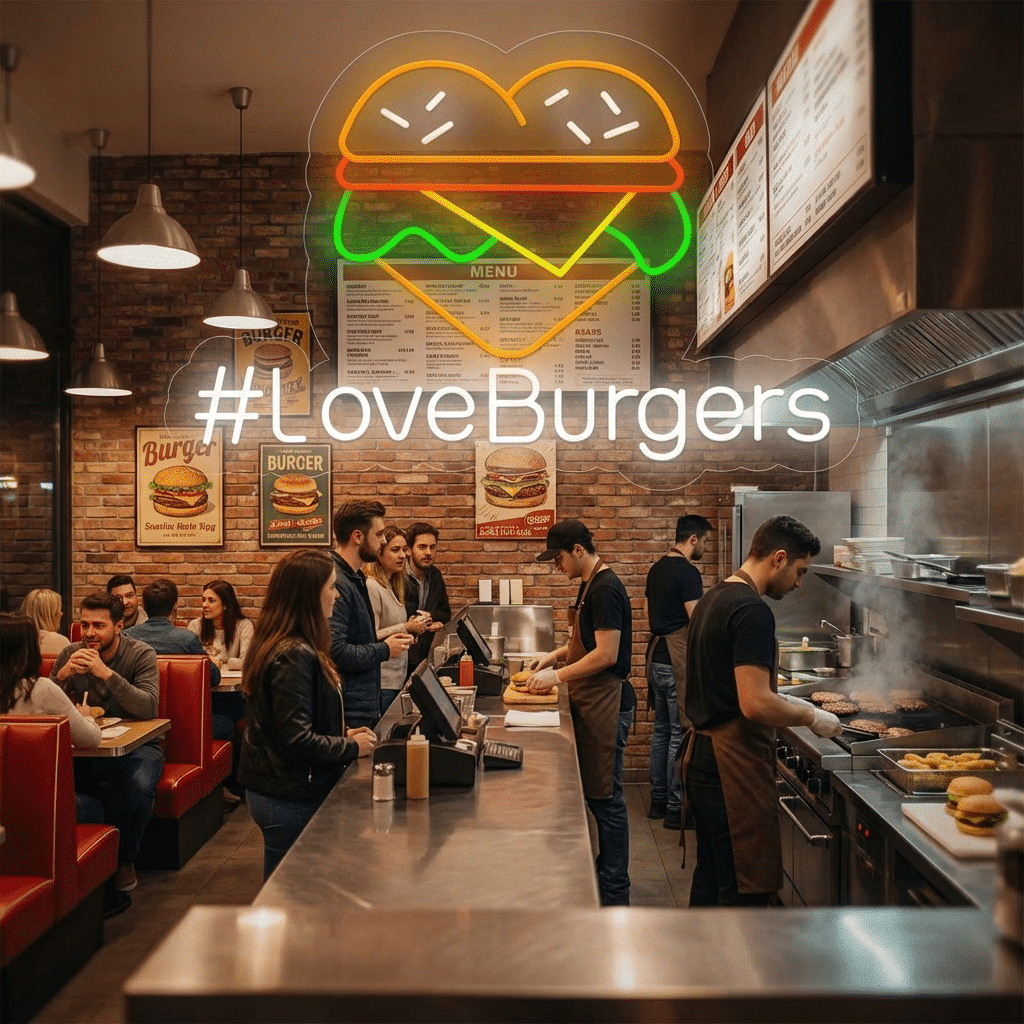 Néon #LoveBurgers - Miniatura 2