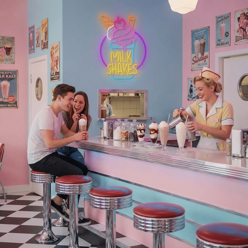 Milkshakes de Néon LED - Miniatura 2