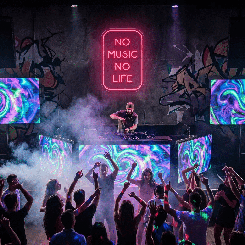 Néon No Music No Life - Miniature 2
