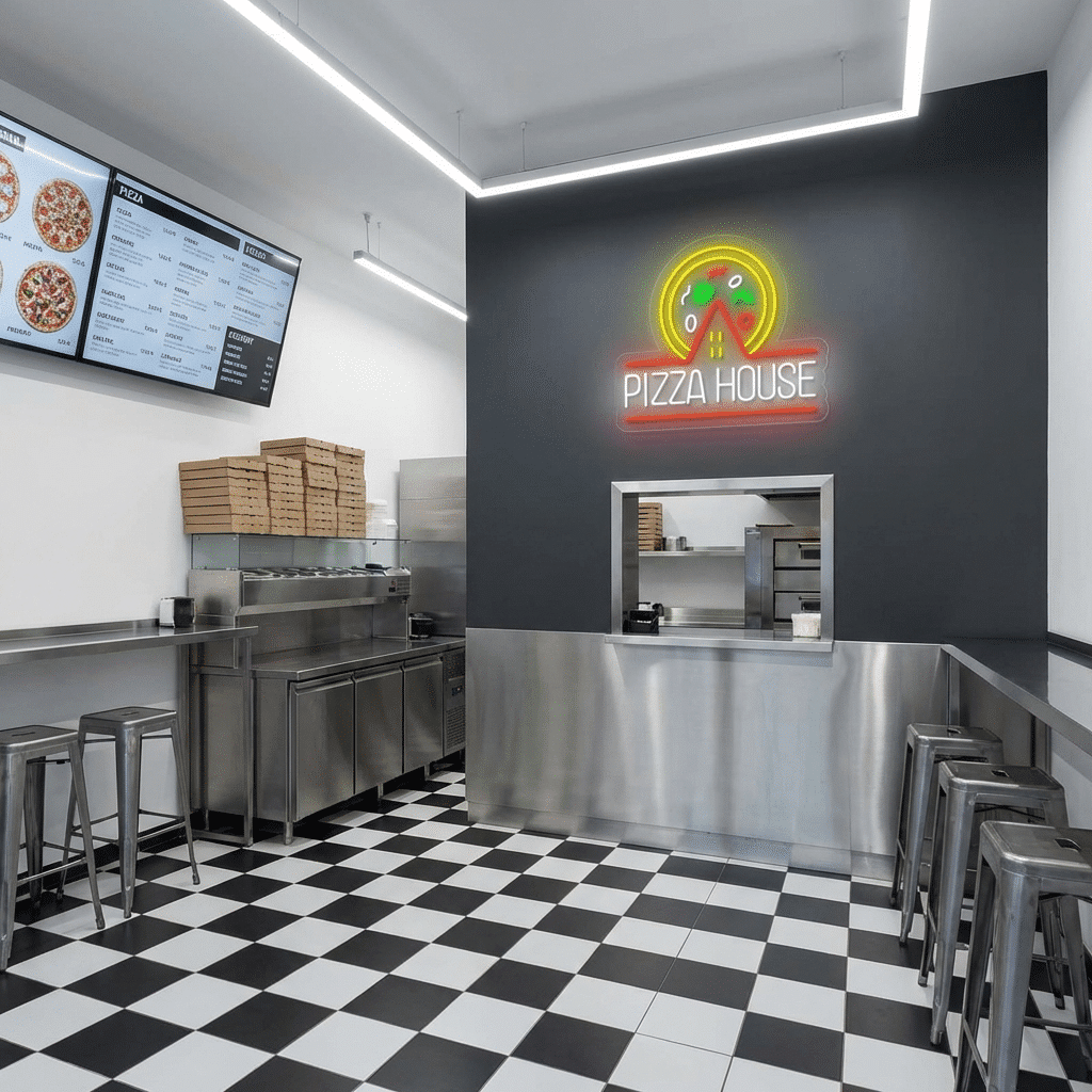 Casa de Pizza Néon - Miniatura 3