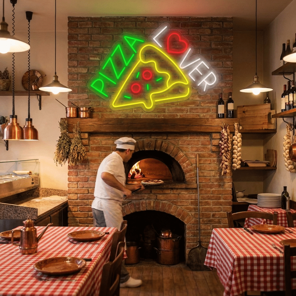 Amante de Pizza Néon - Miniatura 6