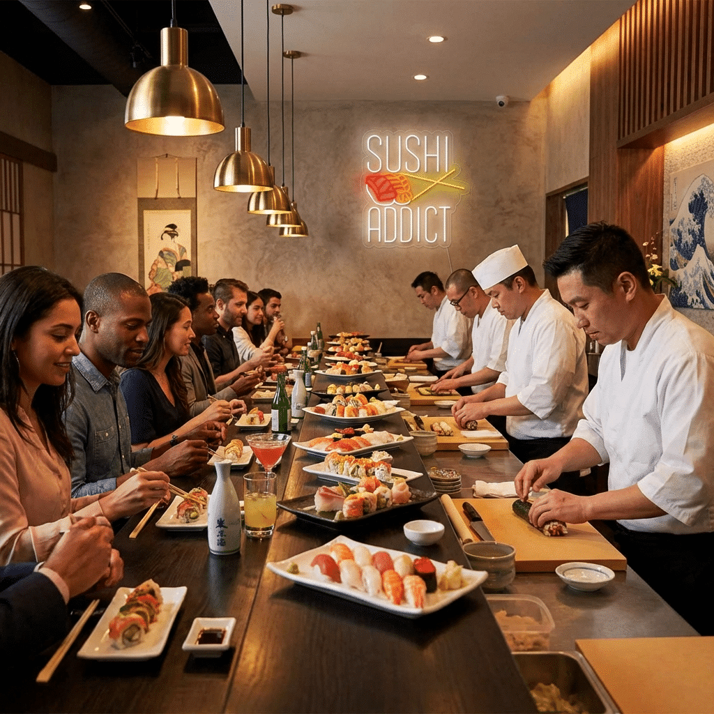 Viciado em Sushi Néon - Miniatura 2
