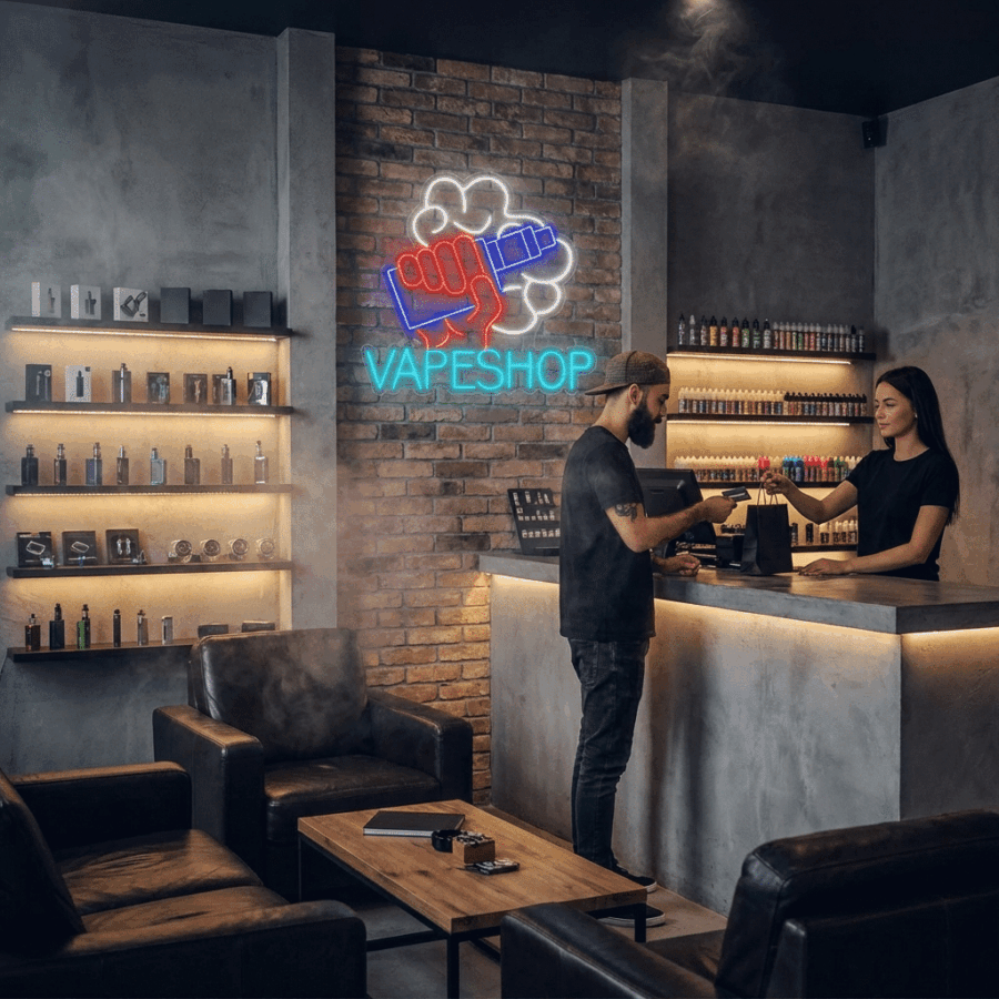 Vapeshop Néon - Vista 2