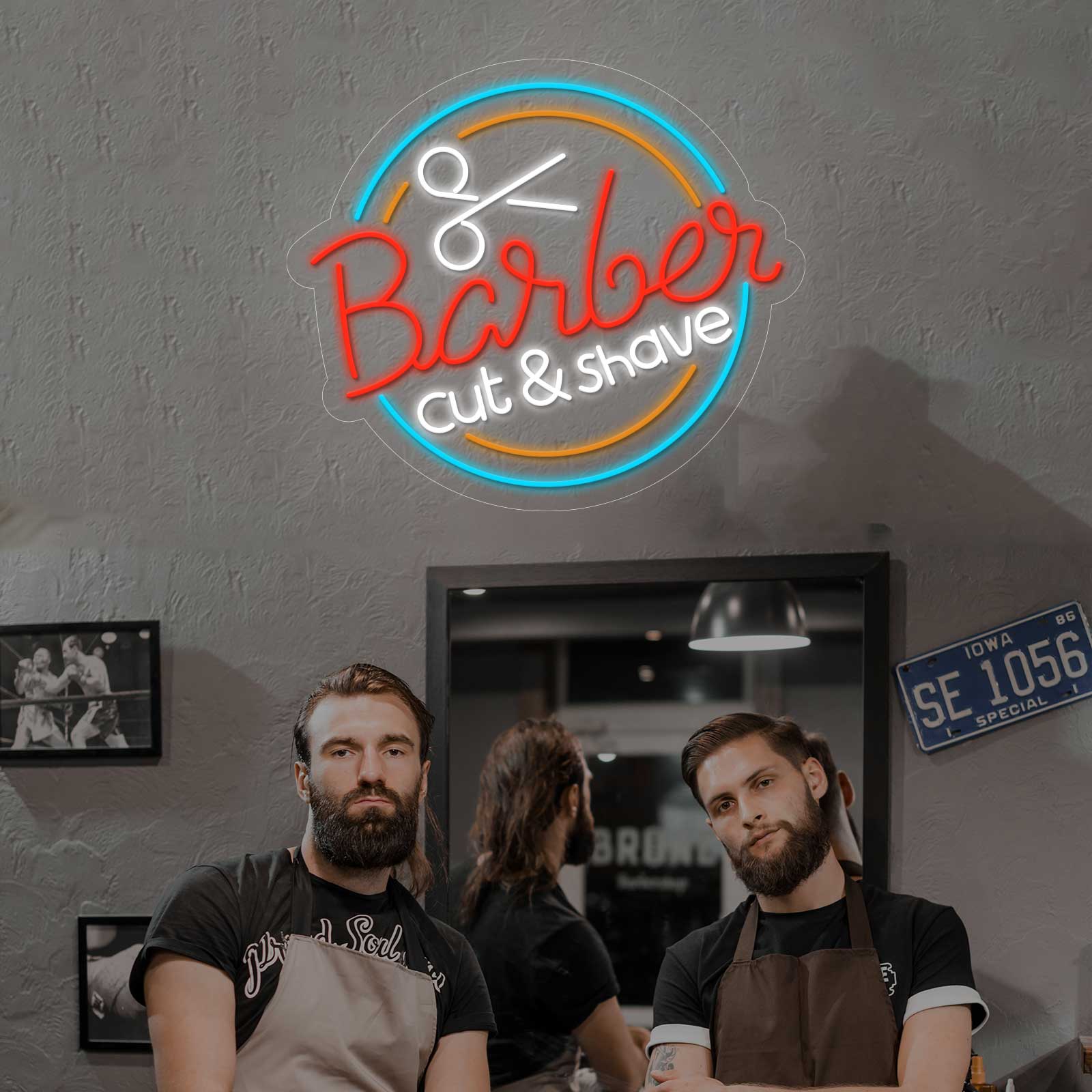 Corte e Barbearia Néon LED - Miniatura 1