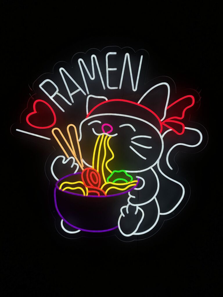 Ramen — enseigne néon personnalisée