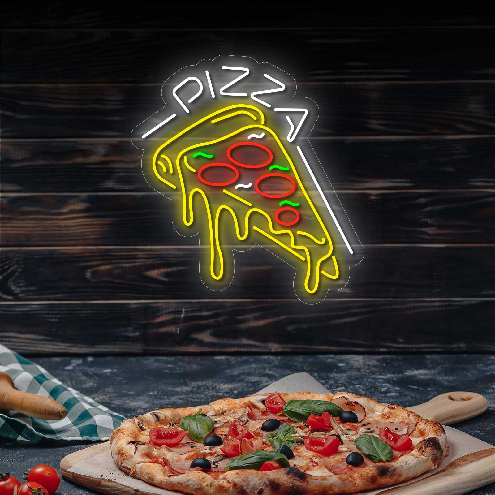 Letreiro Néon Pizza - Miniatura 1