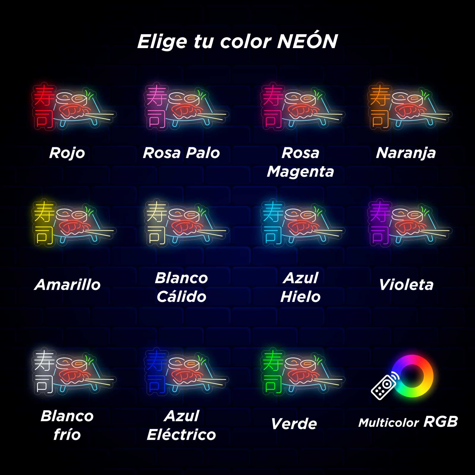 Néon Sushi Oriental - Miniatura 4