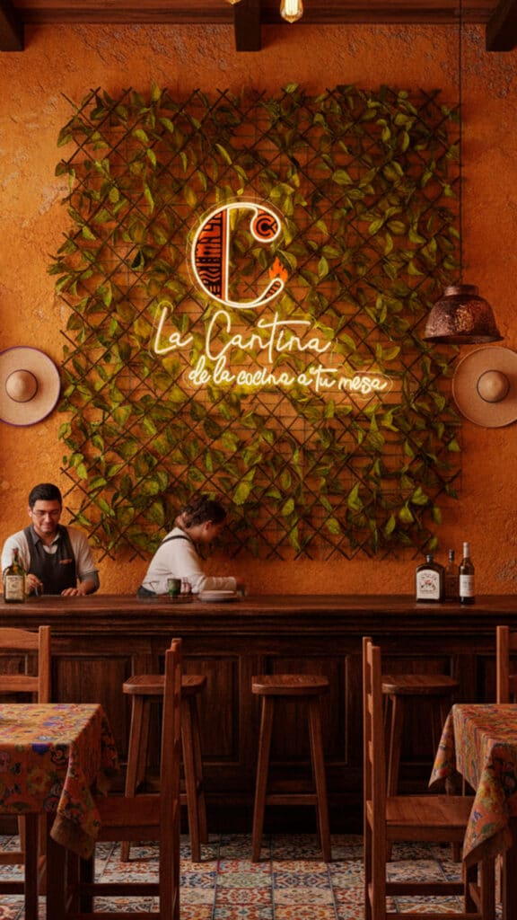 La Cantina — enseigne néon personnalisée