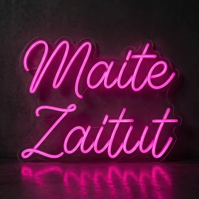 Rose Magenta couleur néon LED